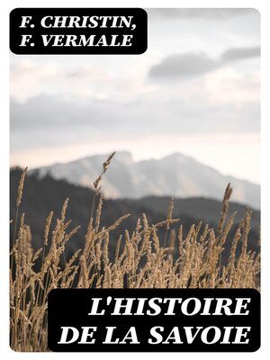 cover image of L'histoire de la Savoie